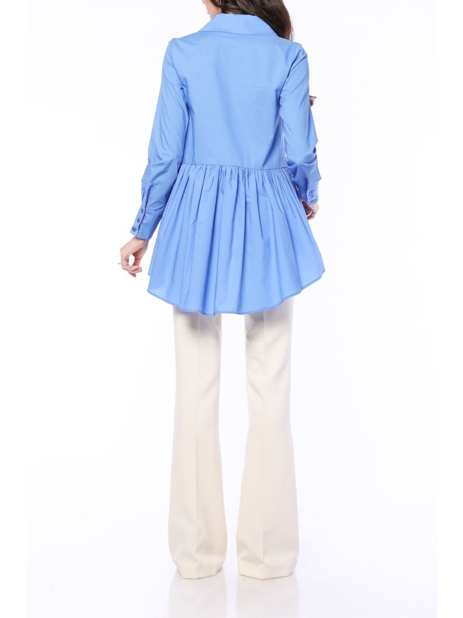 TGH CAMASA CU PEPLUM ASIMETRIC SI GULER SPECIAL