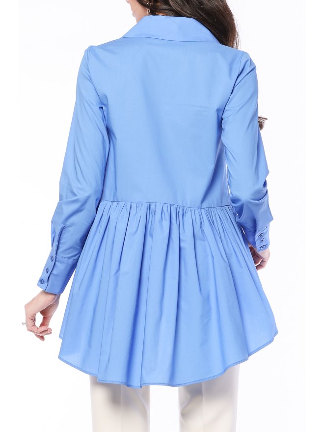 TGH CAMASA CU PEPLUM ASIMETRIC SI GULER SPECIAL