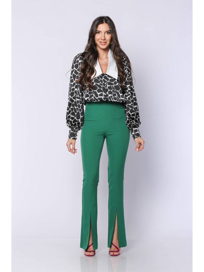 TGH FRONT SLIT FLARED PANTS