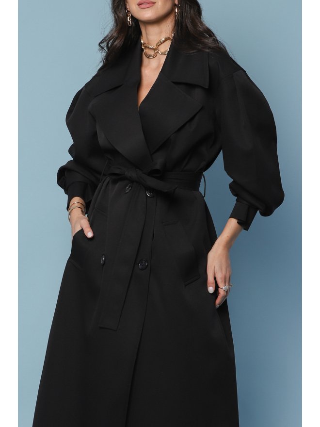 TGH CONTEMPORARY OVERSIZED MIDI TRENCH COAT