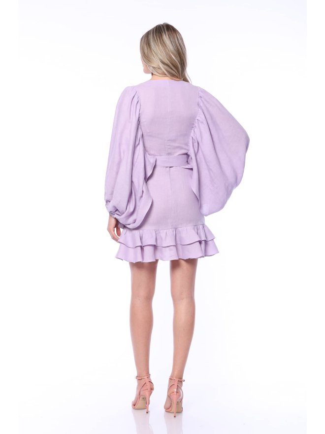 TGH LINO ROCHIE MINI CU MANECI BUFANTE SI VOLANE