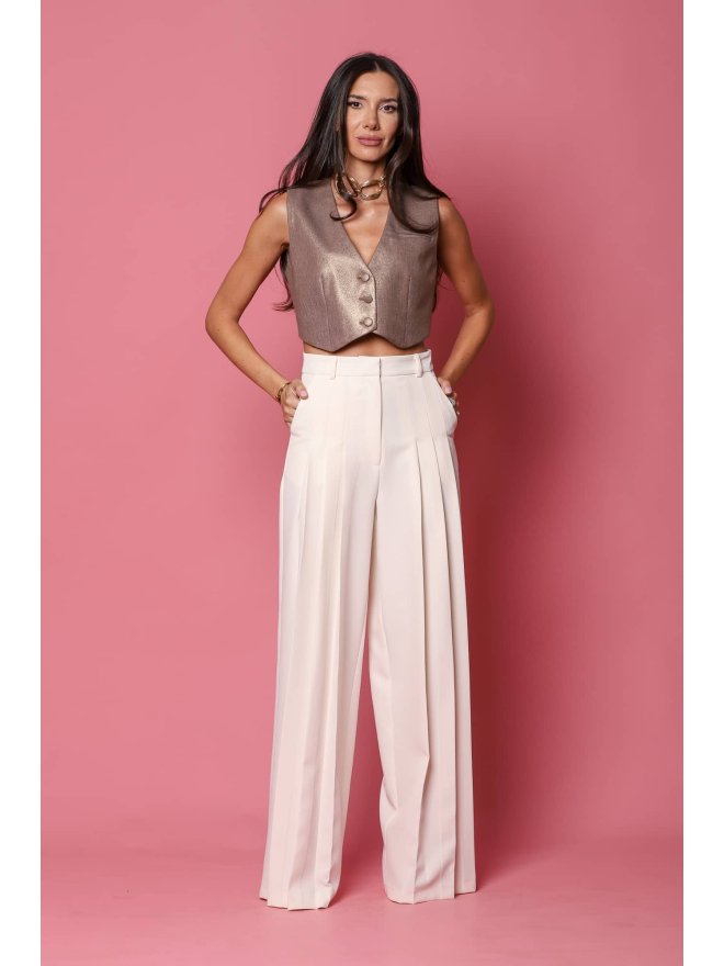 TGH PANTALONI PALAZZO PLISATI ULTIMATE STYLE