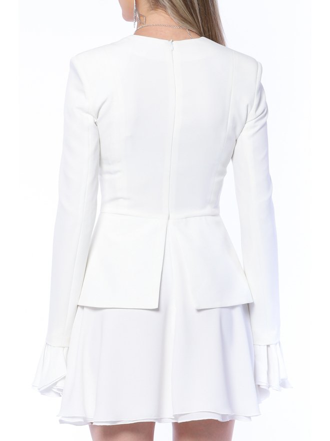 TGH LIKE A LADY JEWELLERY BUTTONS MINI DRESS