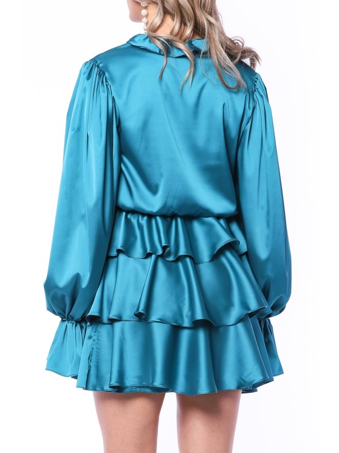 TGH ROCHIE MINI ROMANTICA ALL-OVER-RUFFLES