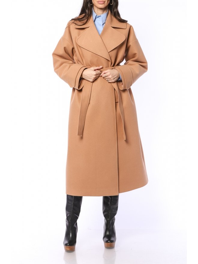 TGH FABULOUS WIDE LAPELS MIDI COAT