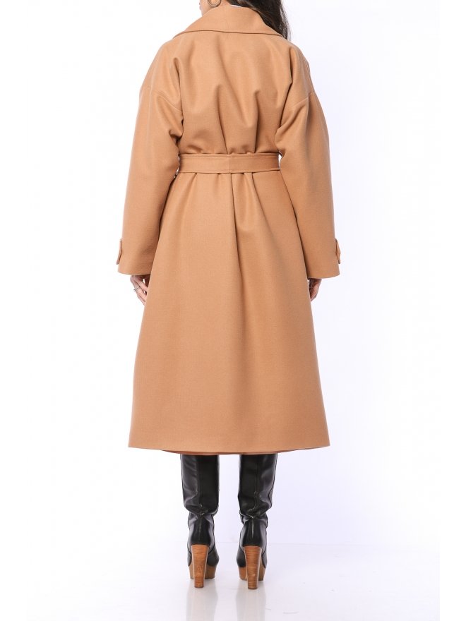 TGH FABULOUS WIDE LAPELS MIDI COAT