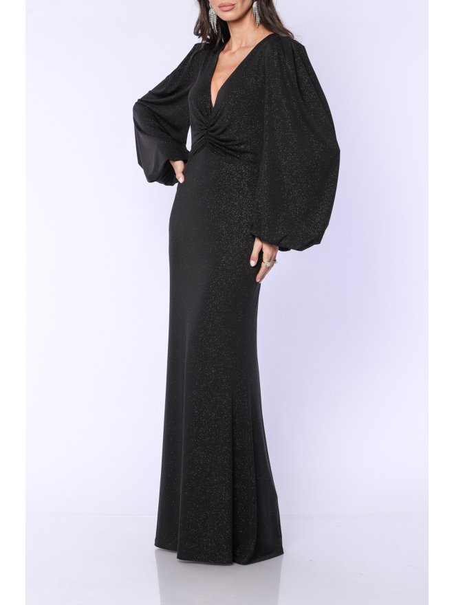 TGH COSMOGONY PUFFED SLEEVES MAXI DRESS