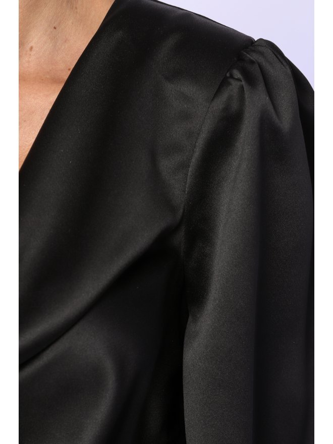 TGH ROCHIE MINI DIN SATIN VIVIAN CU DRAPAJE