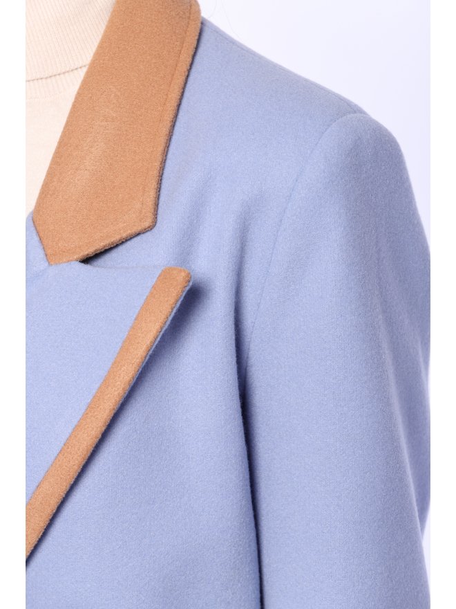 TGH EXQUISITE COLOR BLOCK MIDI COAT