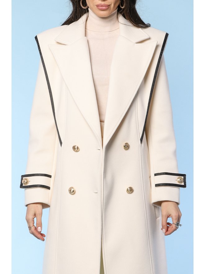 TGH SELECT COLOR BLOCK MIDI COAT