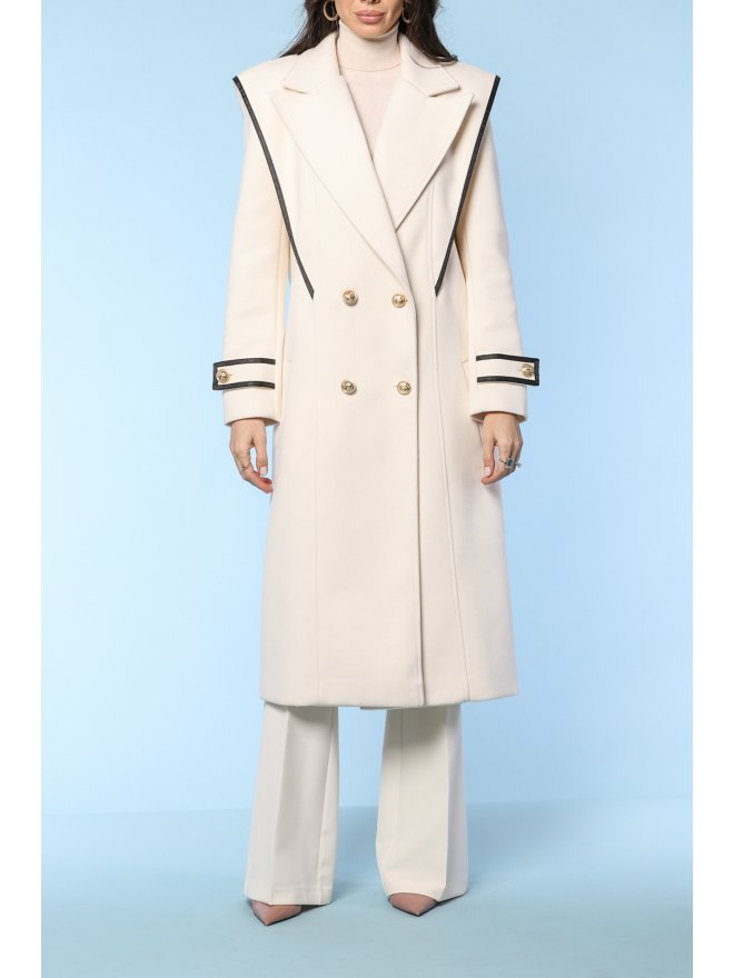 TGH SELECT COLOR BLOCK MIDI COAT