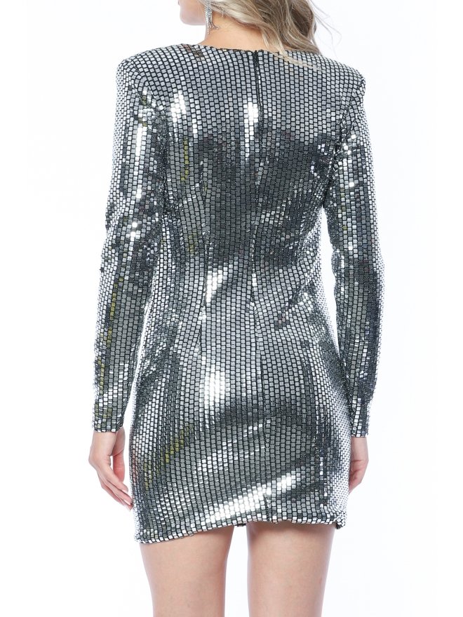 TGH ROCHIE MINI DISCO BALL CU UMERI INALTI