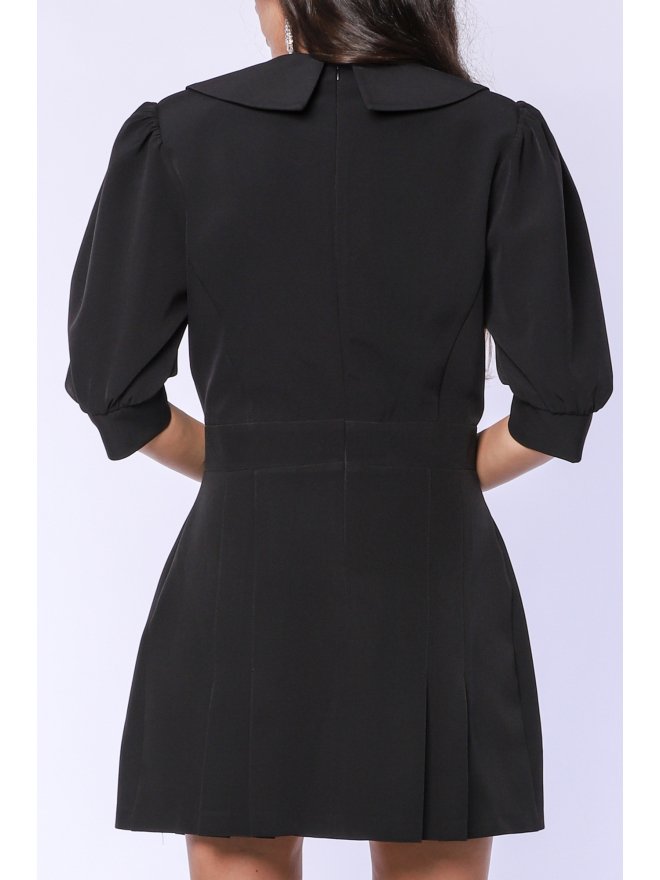 TGH ROUND COLLAR BACK TO OFFICE MINI DRESS