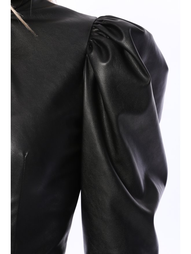 POESSE ROCHIE MINI STUNNING DIN PIELE ECO CU VOLAN