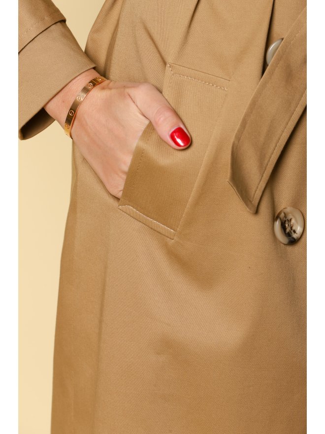 TGH RETRO INPO MIDI TRENCH COAT