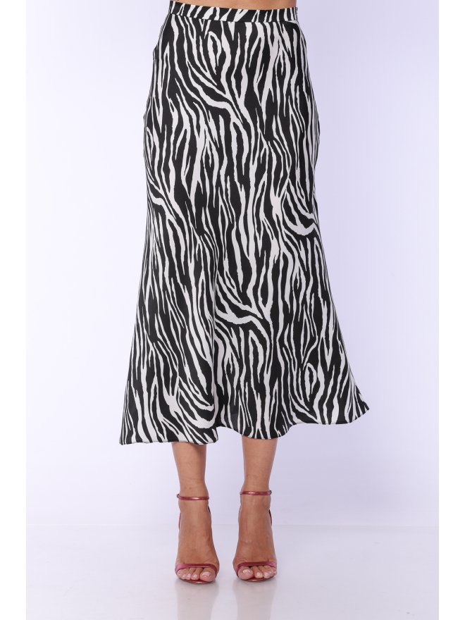 TGH SATIN FANCY MIDI SKIRT