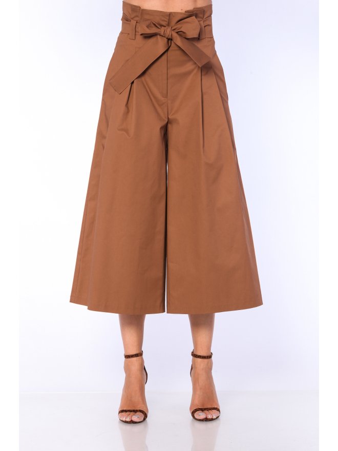 POESSE PAPER BAG WAIST CULOTTES PANTS