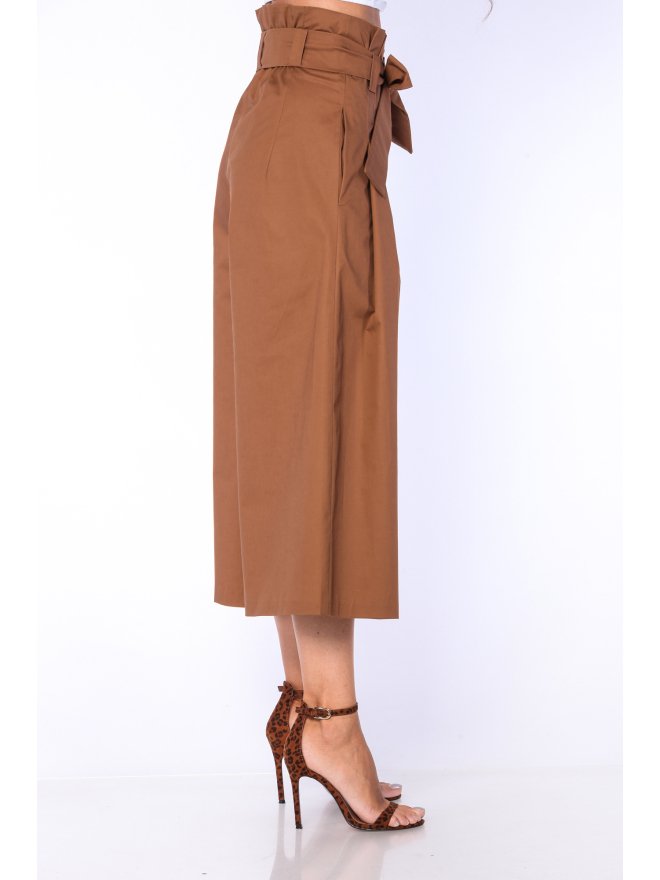 POESSE PAPER BAG WAIST CULOTTES PANTS
