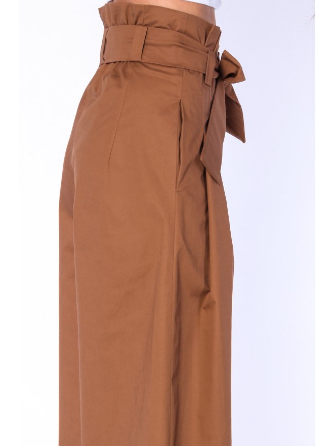 POESSE PAPER BAG WAIST CULOTTES PANTS