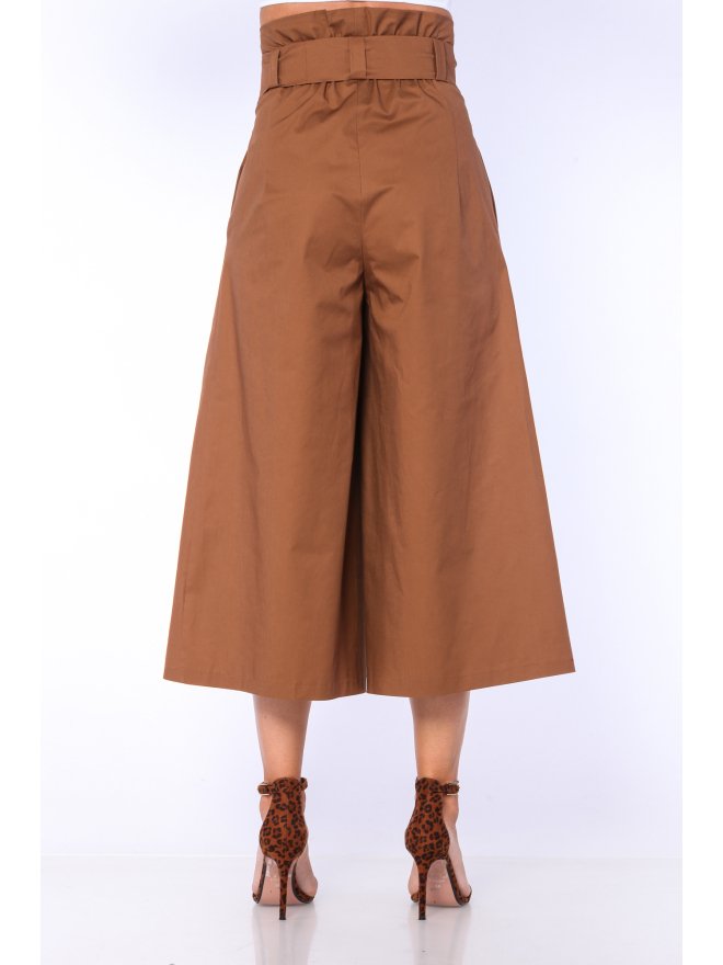 POESSE PAPER BAG WAIST CULOTTES PANTS