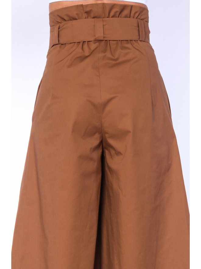 POESSE PAPER BAG WAIST CULOTTES PANTS