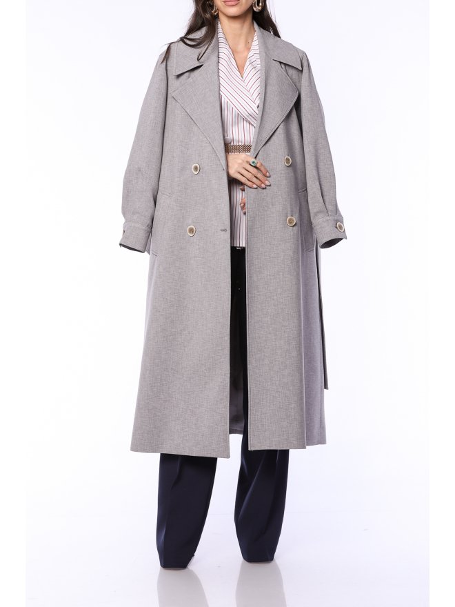 TGH ON THE GO MIDI TRENCH COAT