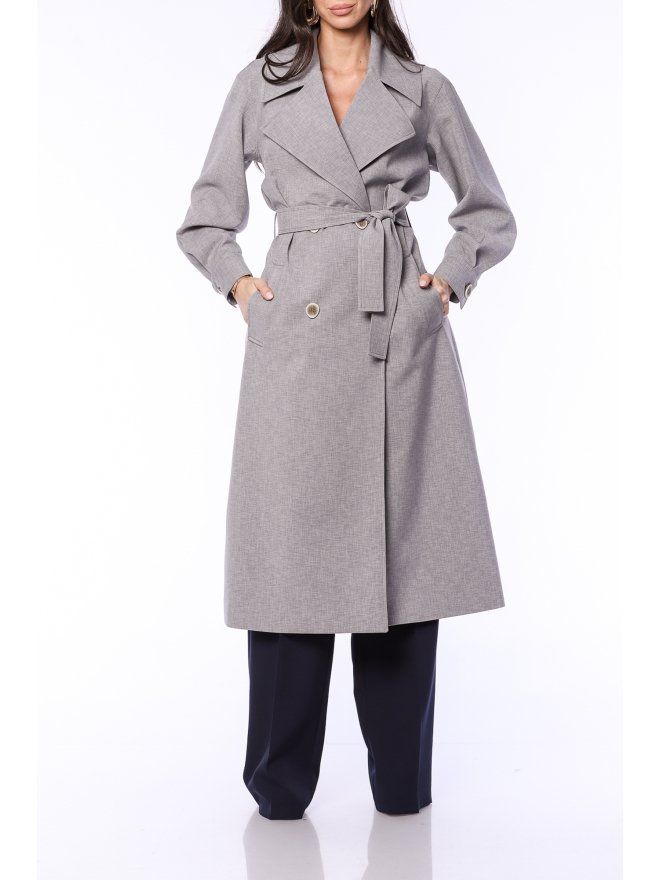 TGH ON THE GO MIDI TRENCH COAT