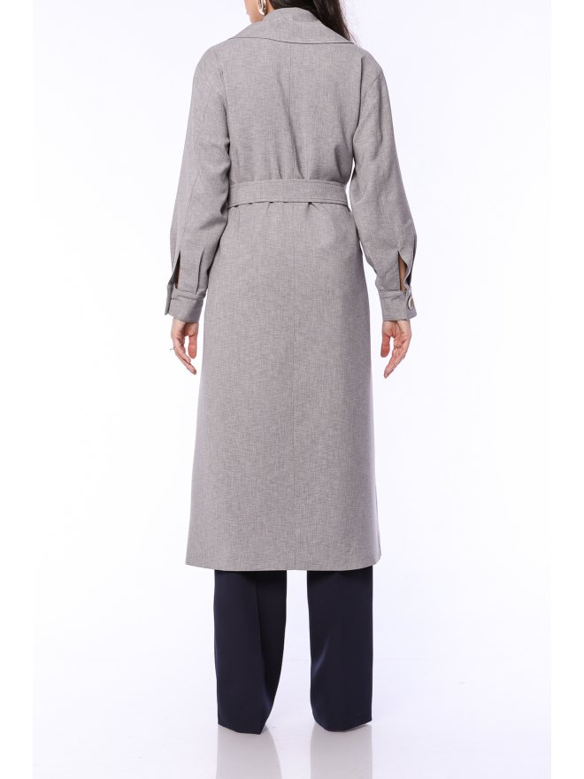 TGH ON THE GO MIDI TRENCH COAT