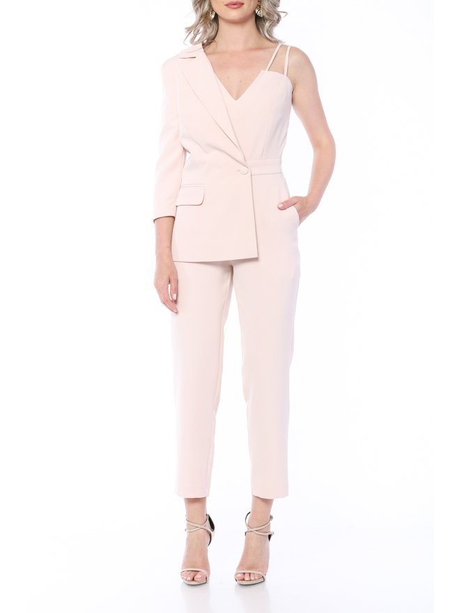 POESSE ONE-SLEEVE CIGARETTE JUMPSUIT