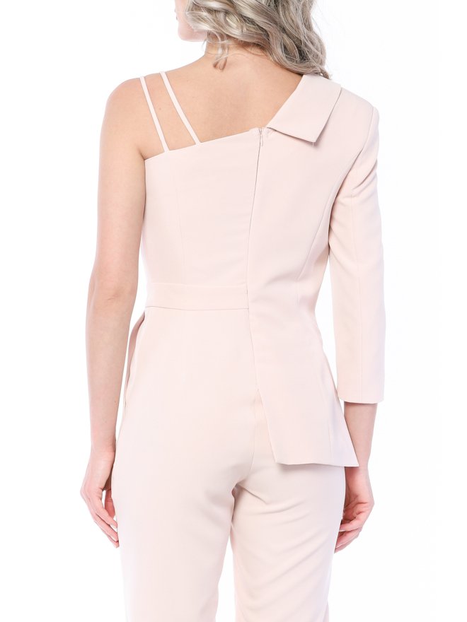 POESSE ONE-SLEEVE CIGARETTE JUMPSUIT