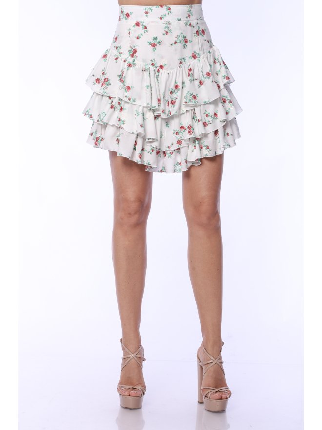 TGH AMOUR RUFFLES MINI SKIRT