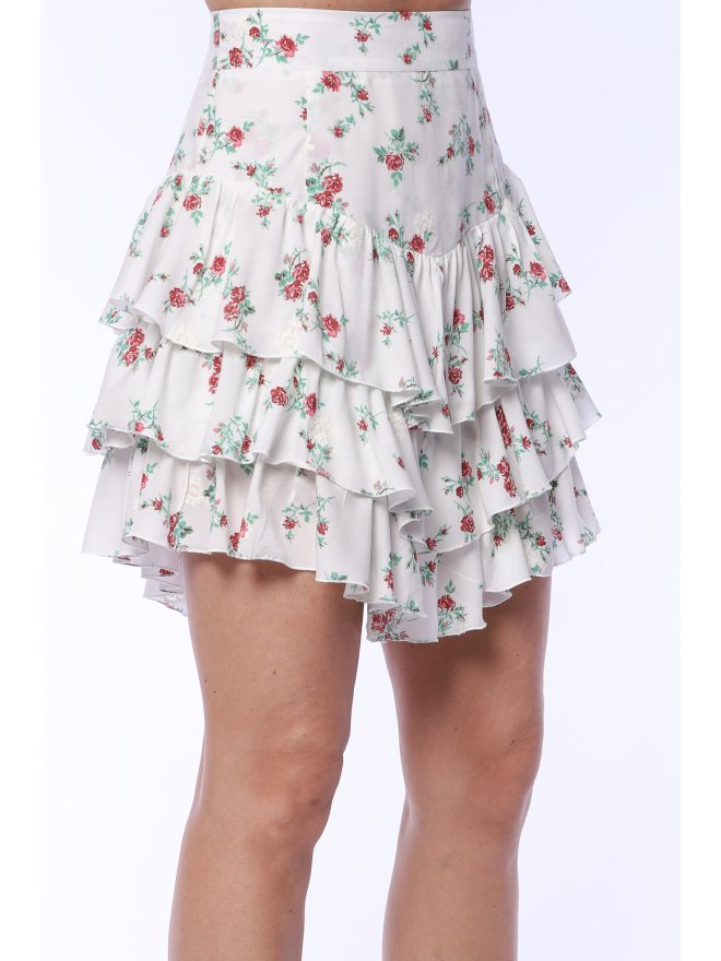 TGH AMOUR RUFFLES MINI SKIRT