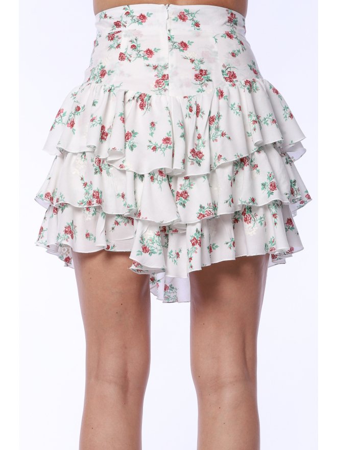 TGH AMOUR RUFFLES MINI SKIRT