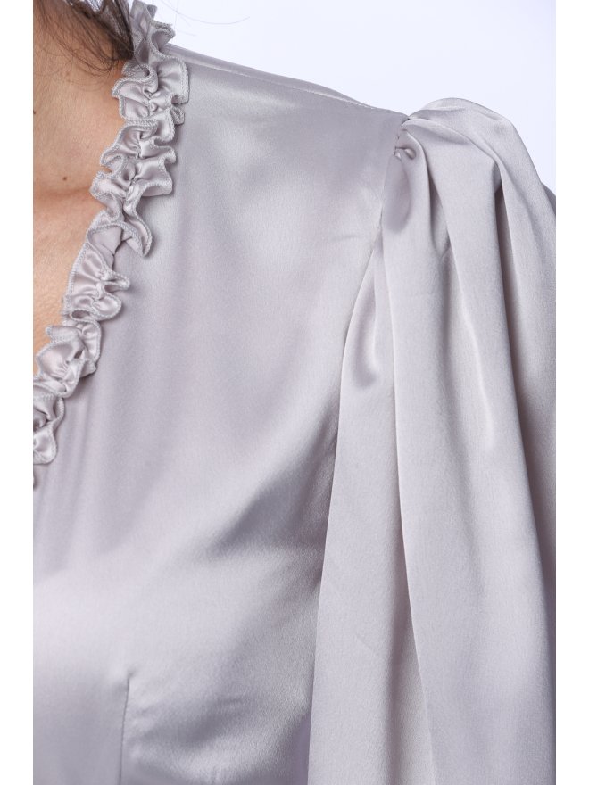 TGH ALL OVER RUFFLES CUT-OUT BACK MINI DRESS