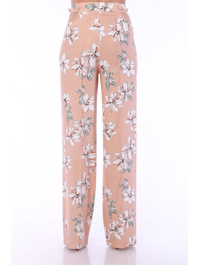 TGH LINO HIGH WAIST CROPPED POCKETS TROUSERS
