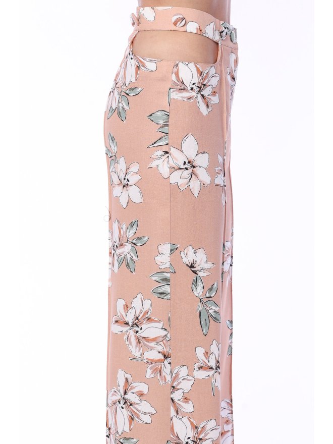 TGH LINO HIGH WAIST CROPPED POCKETS TROUSERS