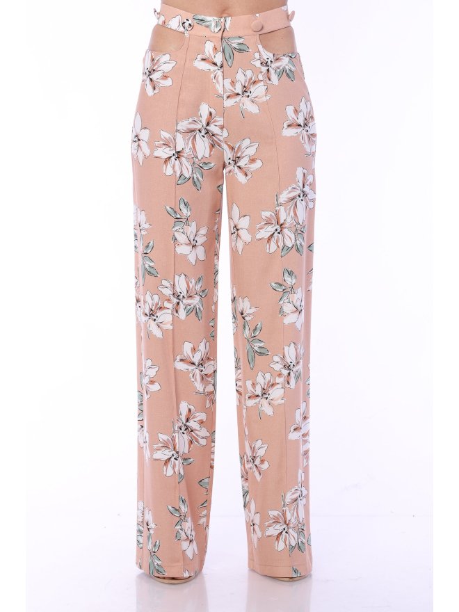 TGH LINO HIGH WAIST CROPPED POCKETS TROUSERS