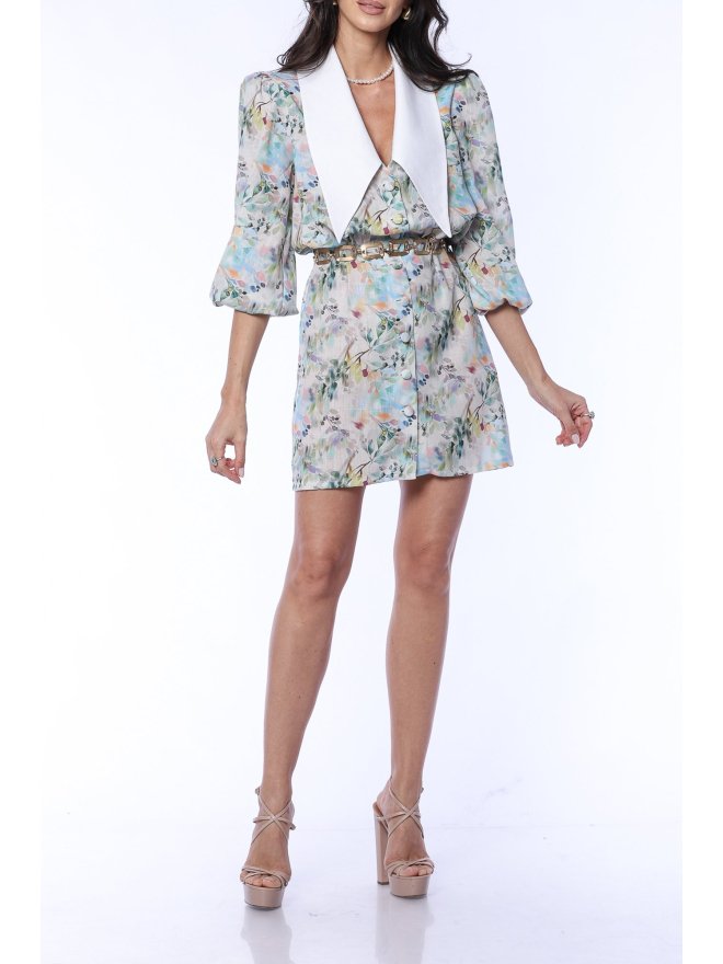 TGH LINO ROCHIE MINI FLORAL PASTEL CU GULER ASCUTIT