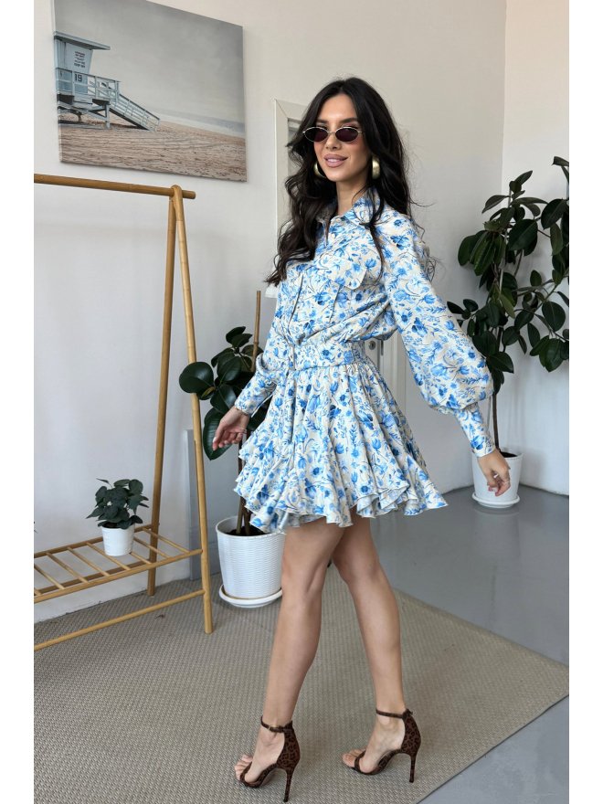 TGH ROCHIE MINI GARDENIA DREAMS CU VOLANE ASIMETRICE