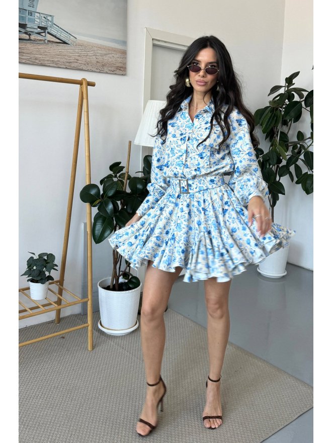 TGH ROCHIE MINI GARDENIA DREAMS CU VOLANE ASIMETRICE