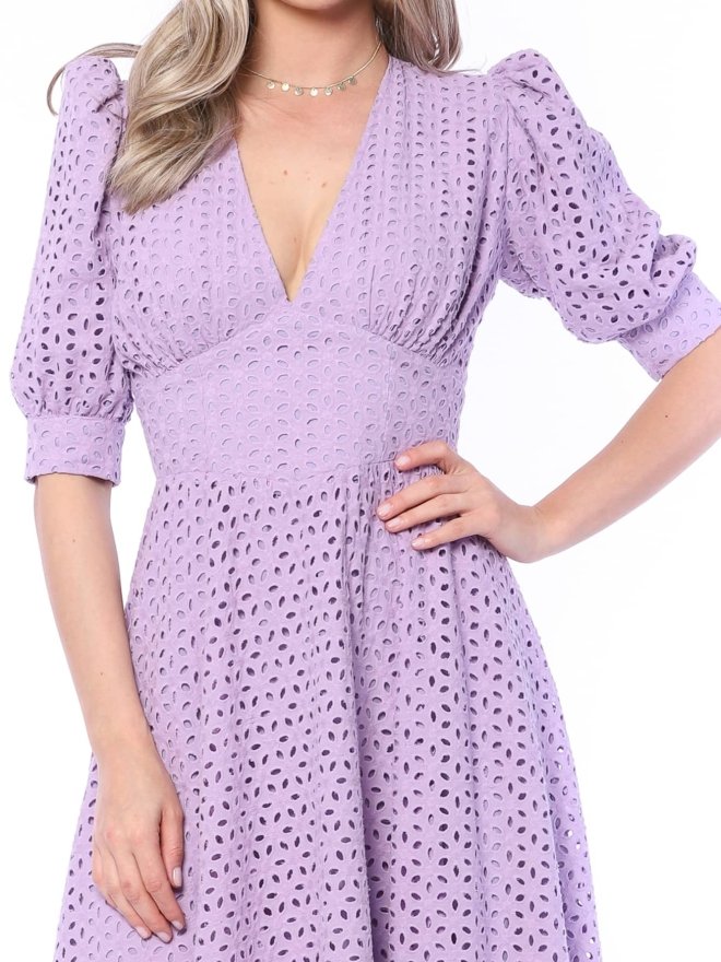 TGH ROCHIE MIDI PERFORATA A-LINE ROMANCE