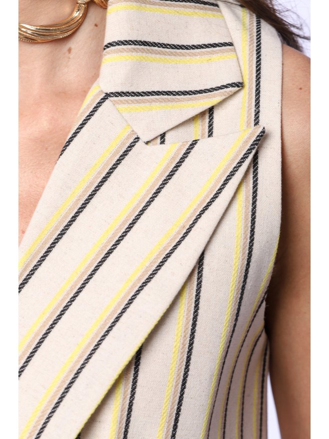 TGH LINO FUNCTIONAL STRIPED VEST