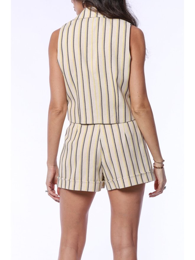 TGH LINO FUNCTIONAL STRIPED VEST