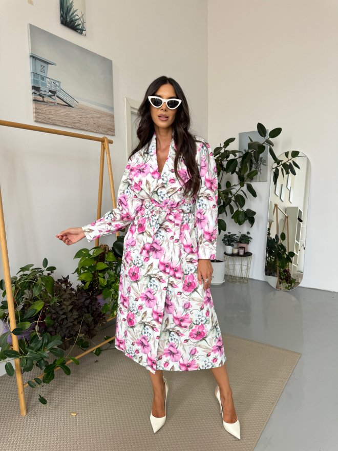 TGH TRENCH FLORAL SPLASH