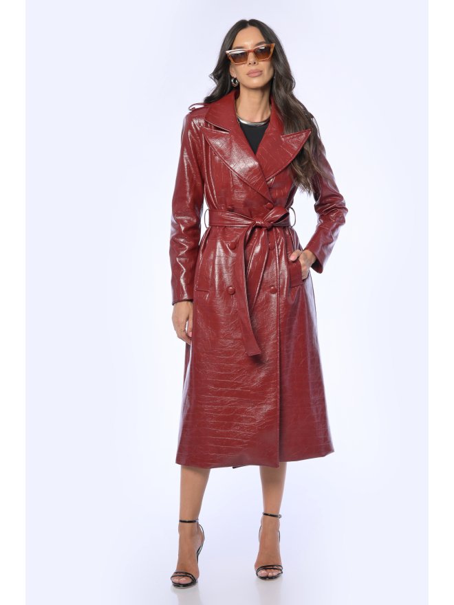 TGH TRENCH CRANBERRY CRUSH 