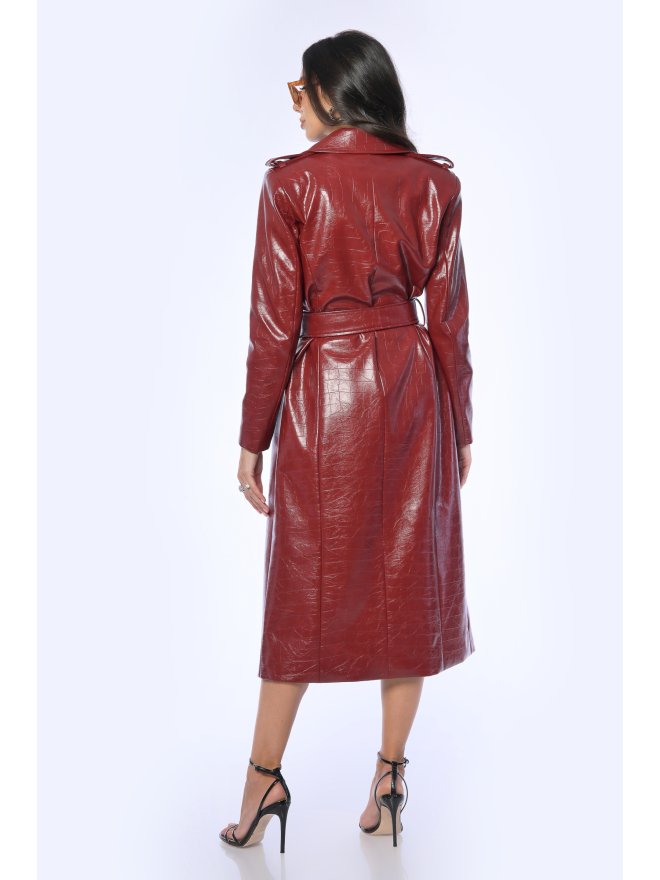 TGH TRENCH CRANBERRY CRUSH 