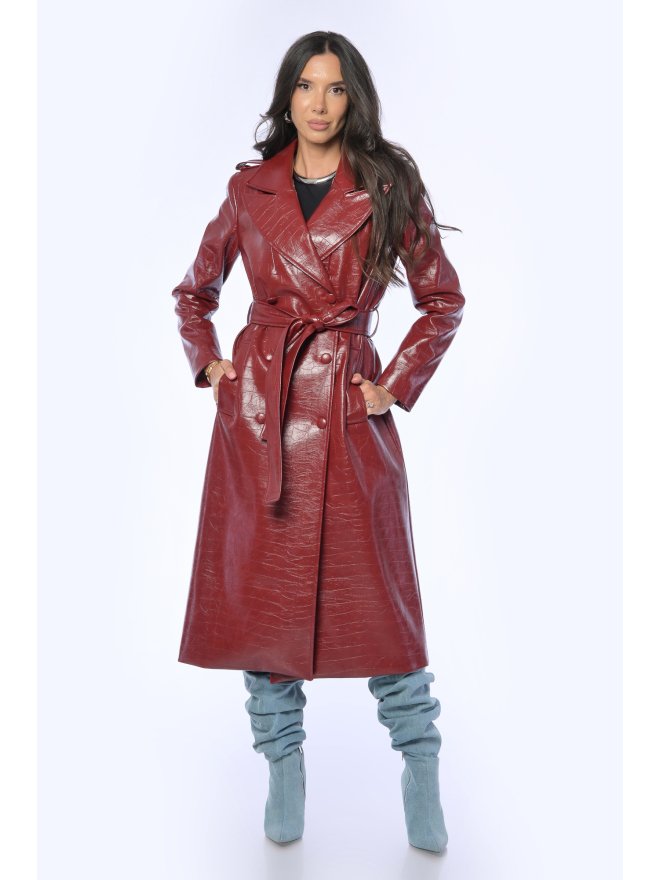 TGH TRENCH CRANBERRY CRUSH 