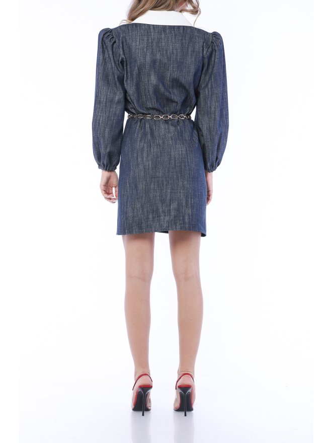 TGH ROCHIE MINI ECLIPSE DARK DENIM CU GULER ASCUTIT