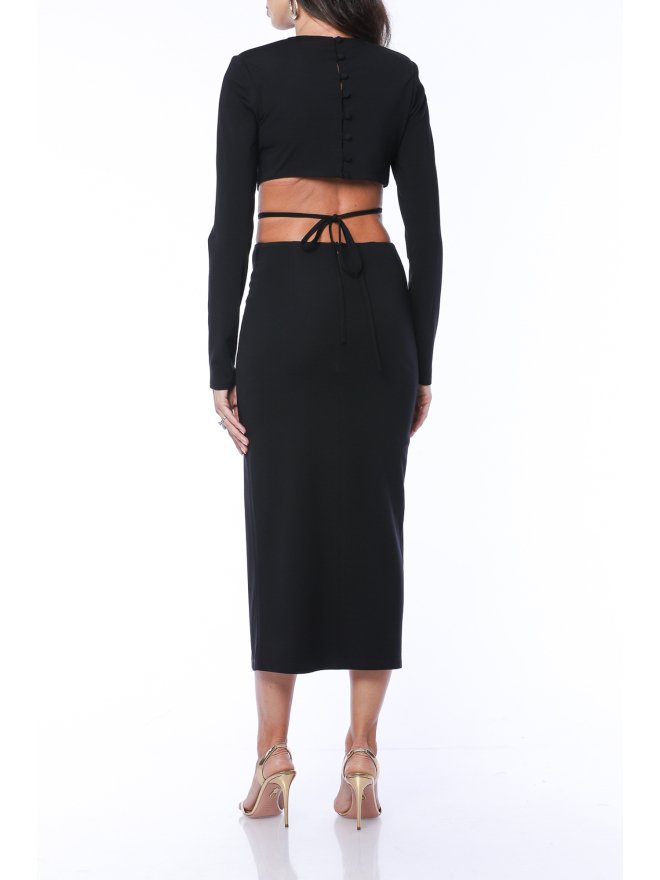 TGH ROCHIE MIDI MIDNIGHT