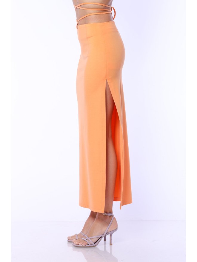 TGH CRISS-CROSS WAIST SUMMER MAXI SKIRT